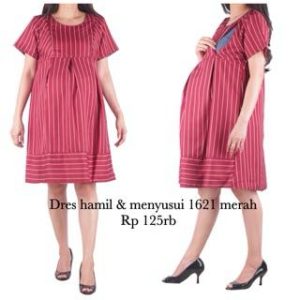 Dres hamil1621 merah
