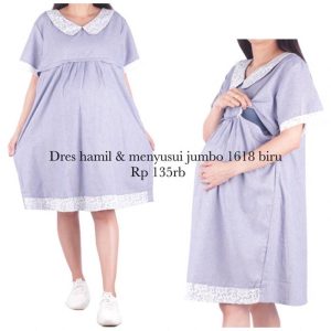 Dres hamil1618 Biru